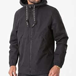 Tout neuf ❤️ Veste Zippée A Capuche 021CC2G301 Noir de Esprit ⭐