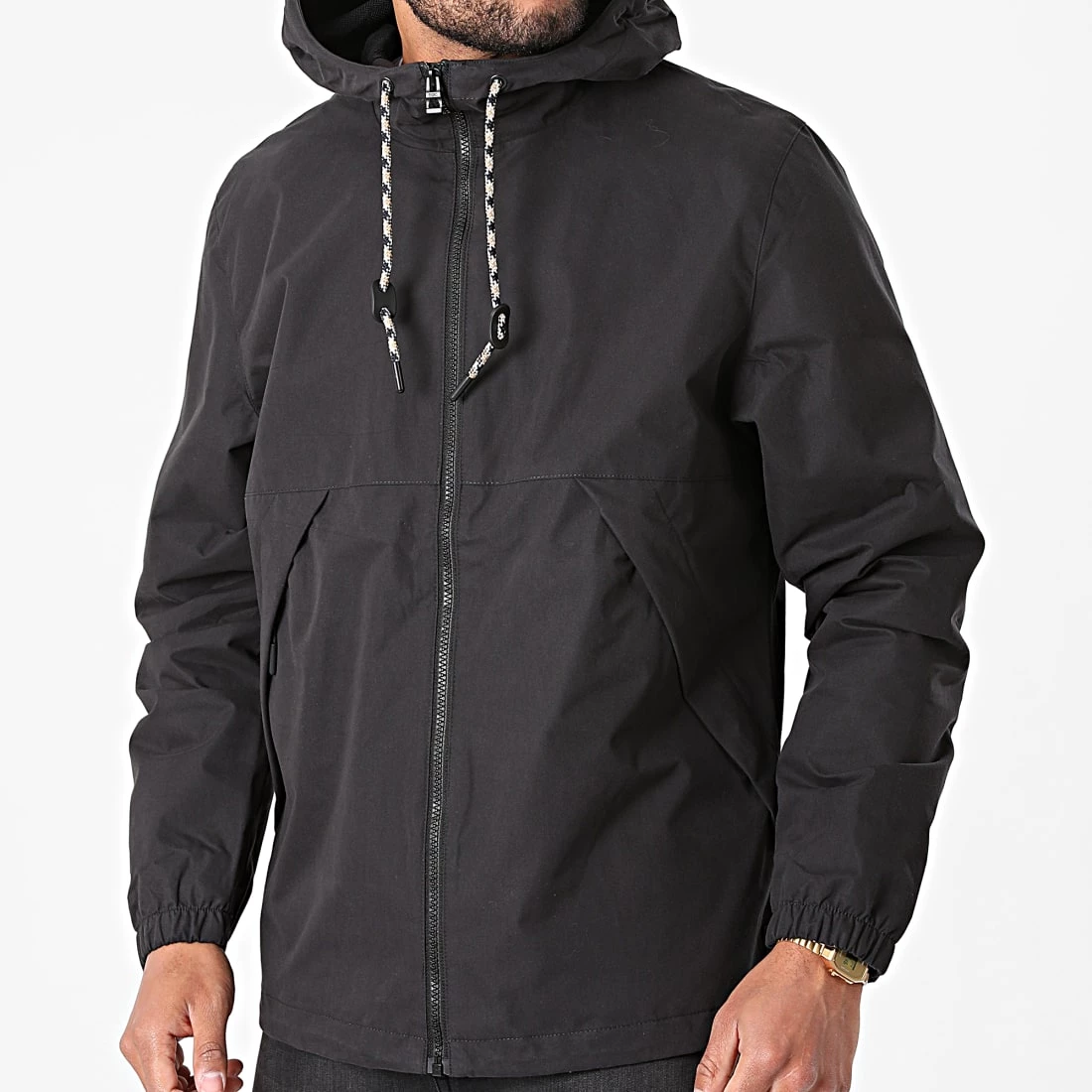 Tout neuf ❤️ Veste Zippée A Capuche 021CC2G301 Noir de Esprit ⭐