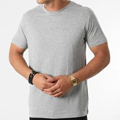 Tout neuf 😀 Tee 👚 Shirt 991CC2K304 Gris Chiné de Esprit 🔥