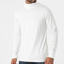 Bon marché 🎉 Tee 👚 Shirt Manches Longues 101EE2K303 Blanc de Esprit 🌟