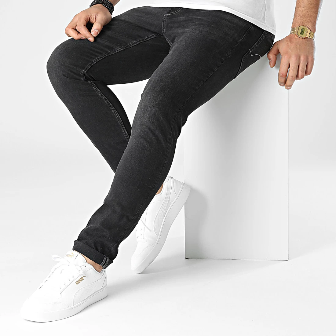 Sortie 👍 Jean Skinny 990CC2B304 Gris Anthracite de Esprit ✨ – Image 3