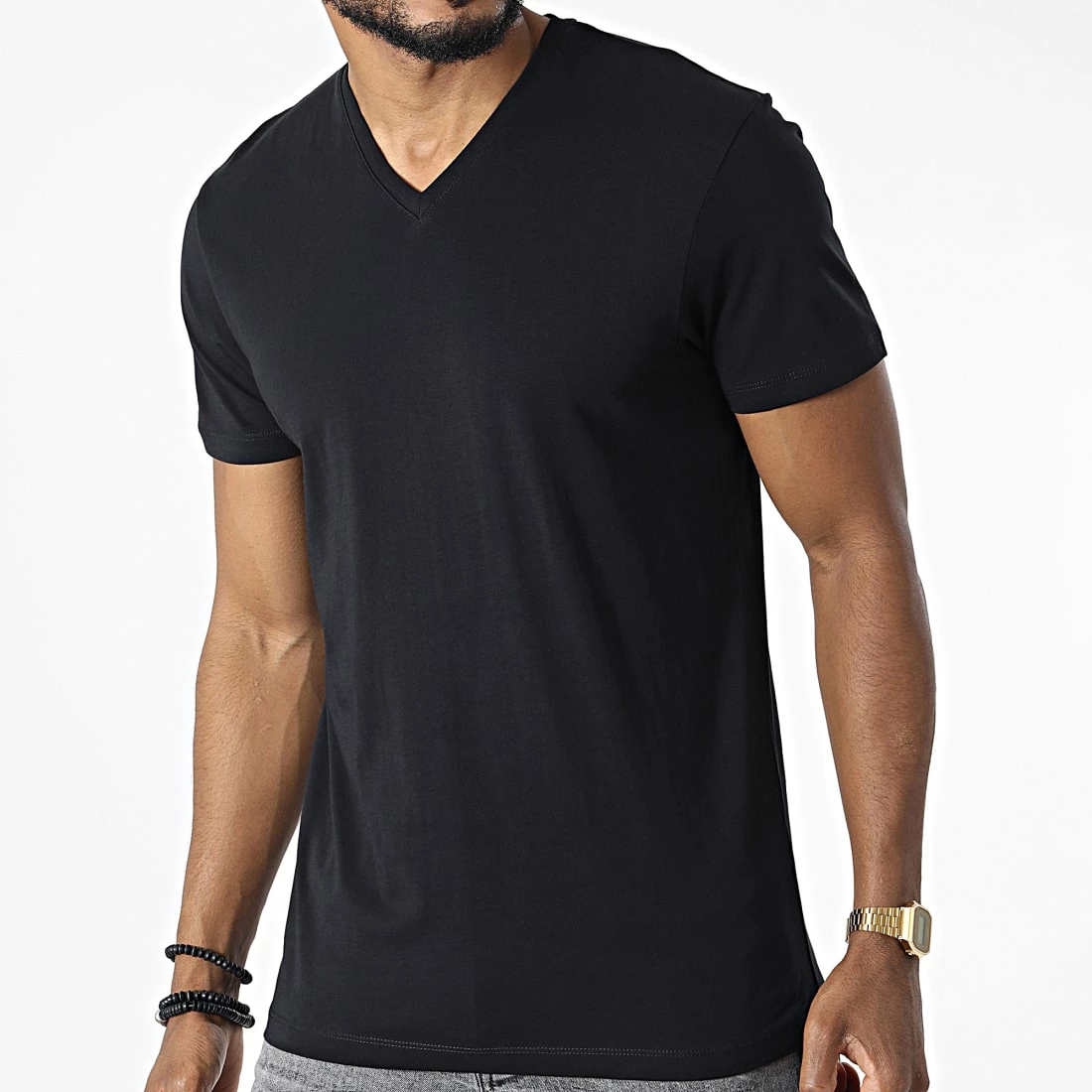 Les meilleures critiques de 🧨 Tee 👕 Shirt Slim Col V 992EE2K318 Noir de Esprit 🎉
