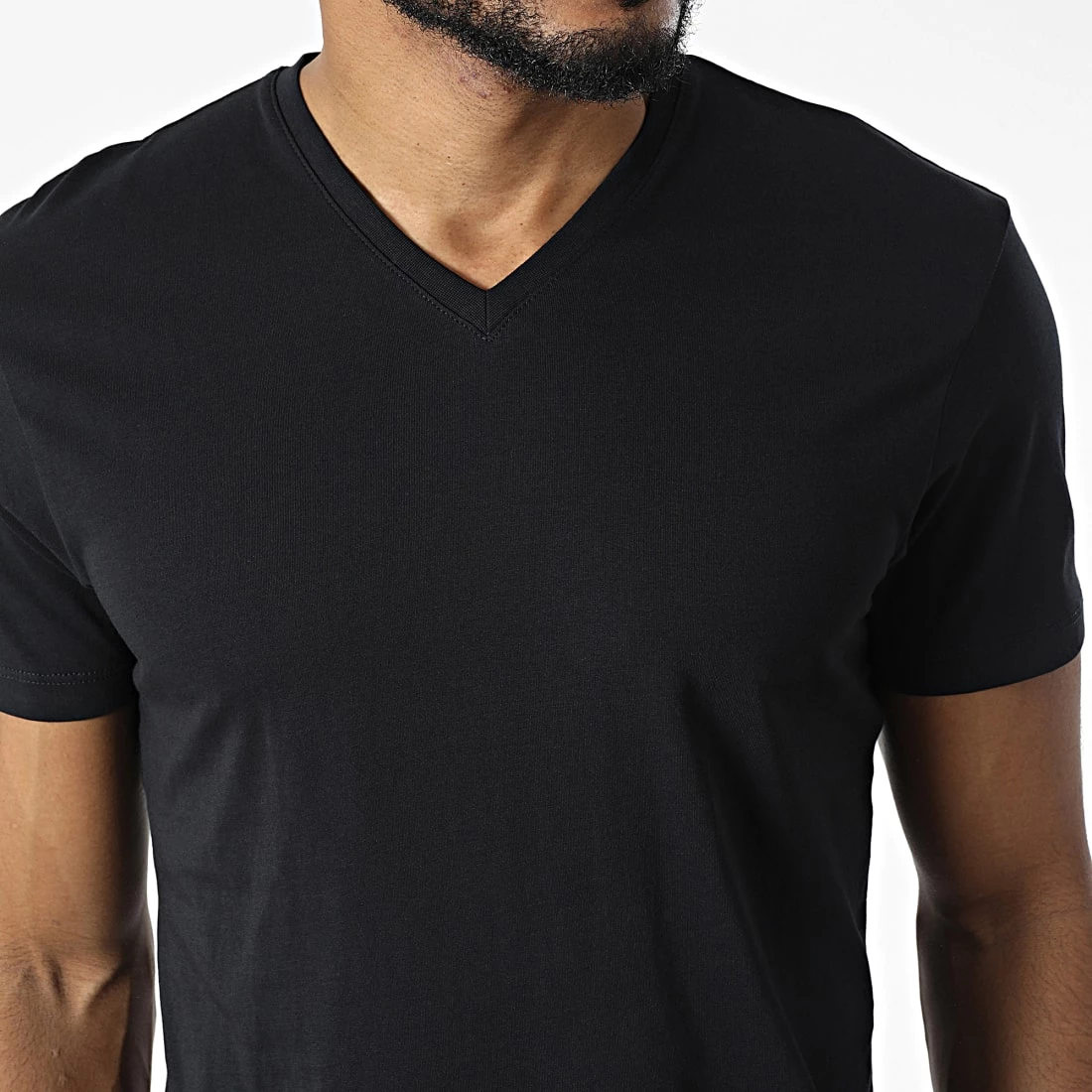 Les meilleures critiques de 🧨 Tee 👕 Shirt Slim Col V 992EE2K318 Noir de Esprit 🎉 – Image 2
