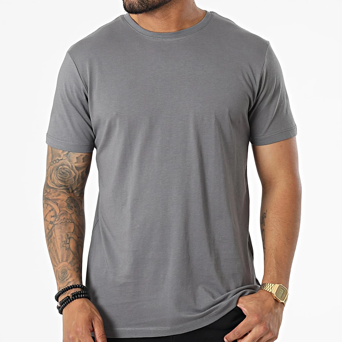 Grosses soldes ✨ Tee 👚 Shirt 992EE2K317 Gris Anthracite de Esprit 👏 – Image 3