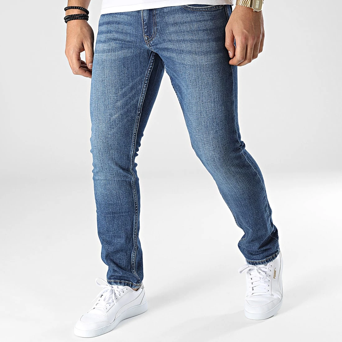 Tout neuf đ„ Jean Slim 990EE2B311 Bleu Denim de Esprit đ„°