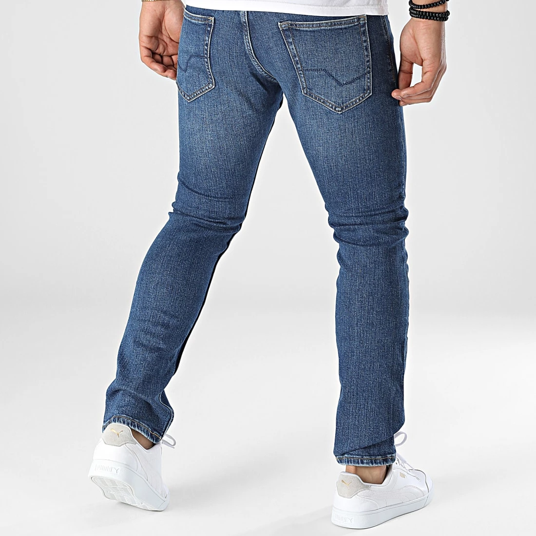 Tout neuf đ„ Jean Slim 990EE2B311 Bleu Denim de Esprit đ„° â Image 4