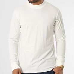 Vente flash 🥰 Tee 👚 Shirt Manches Longues 92CC2K306 Beige de Esprit 🌟