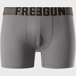 Grosses soldes 😀 Boxer Signature Ultradoux Gris de Freegun 🎁