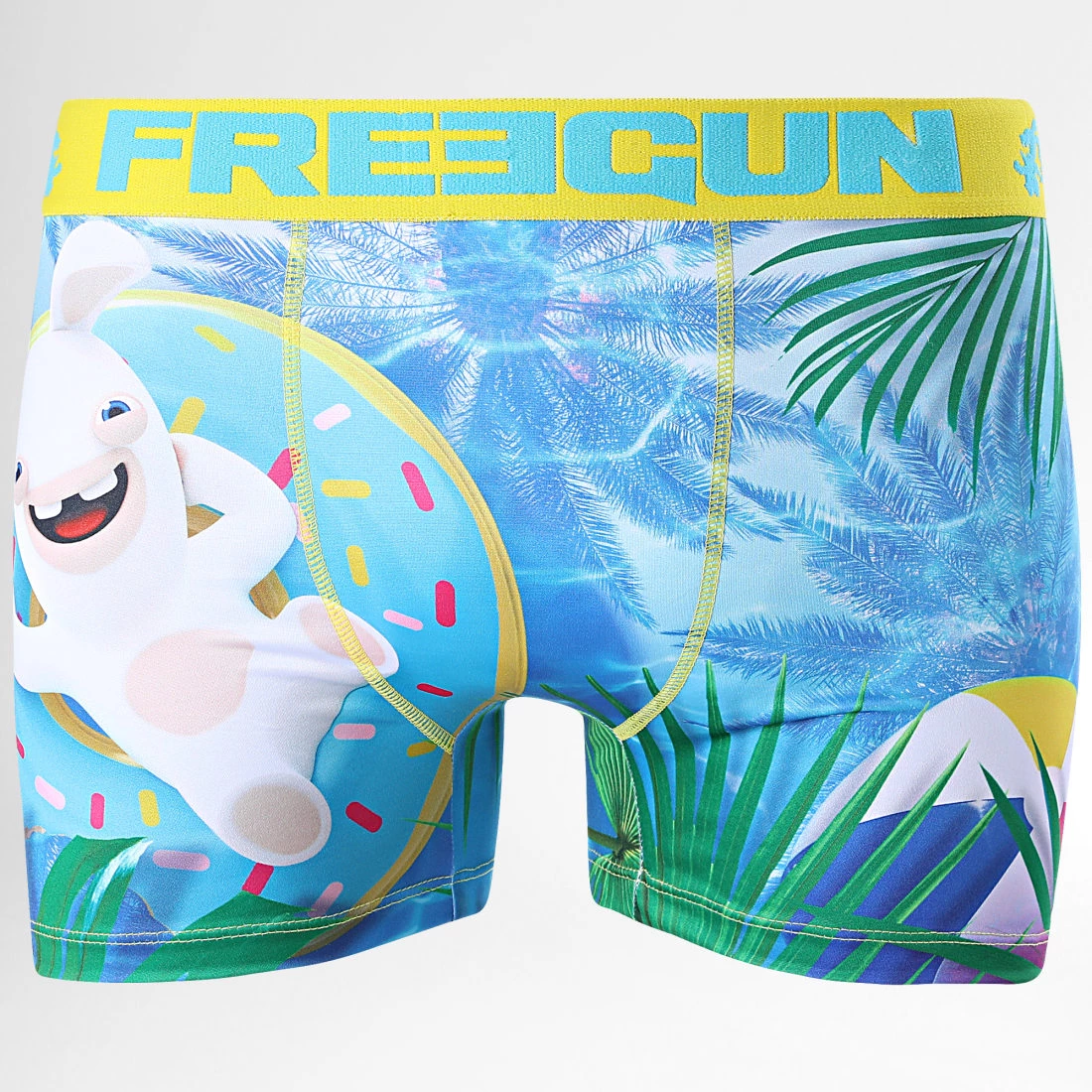 Grosses soldes đ Boxer Lapins Crétins Pool Bleu Clair de Freegun đ