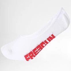Le moins cher 😉 Paire De Chaussettes FG-DA-1-PB-595 Blanc Rouge de Freegun 🎁