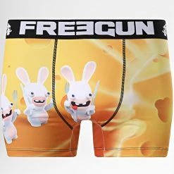 Promo 👍 Boxer Lapins Crétins Fromage Jaune de Freegun 🔥