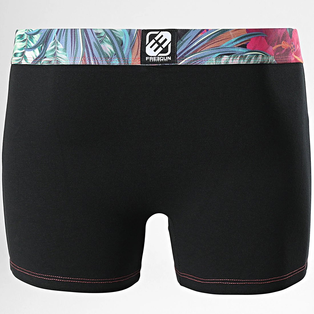Grosses soldes ⌛ Boxer Bio Noir Floral de Freegun ❤️ – Image 2