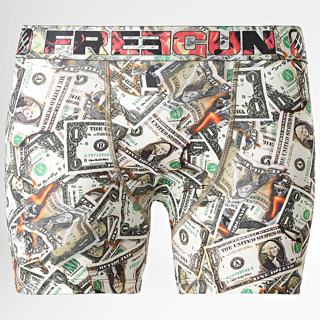 Remise đ Boxer Money Vert de Freegun â€ïž