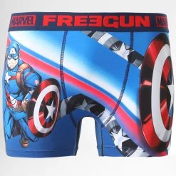 Meilleure affaire 😉 Boxer Captain America Bleu de Freegun ✨