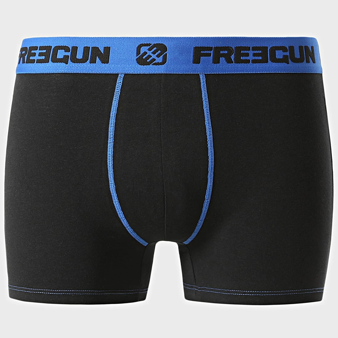 Bon marché 🌟 Lot De 3 Boxers Ultra Stretch Noir Bleu de Freegun 👏 – Image 2