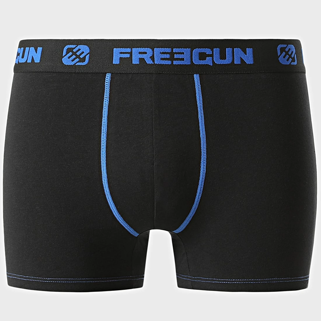 Bon marché 🌟 Lot De 3 Boxers Ultra Stretch Noir Bleu de Freegun 👏 – Image 4