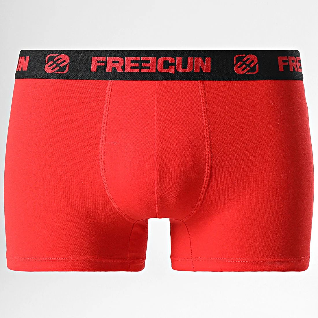 Sortie 👍 Lot De 4 Boxers Ultra Stretch Noir Rouge Bleu Ciel de Freegun ✔️ – Image 3