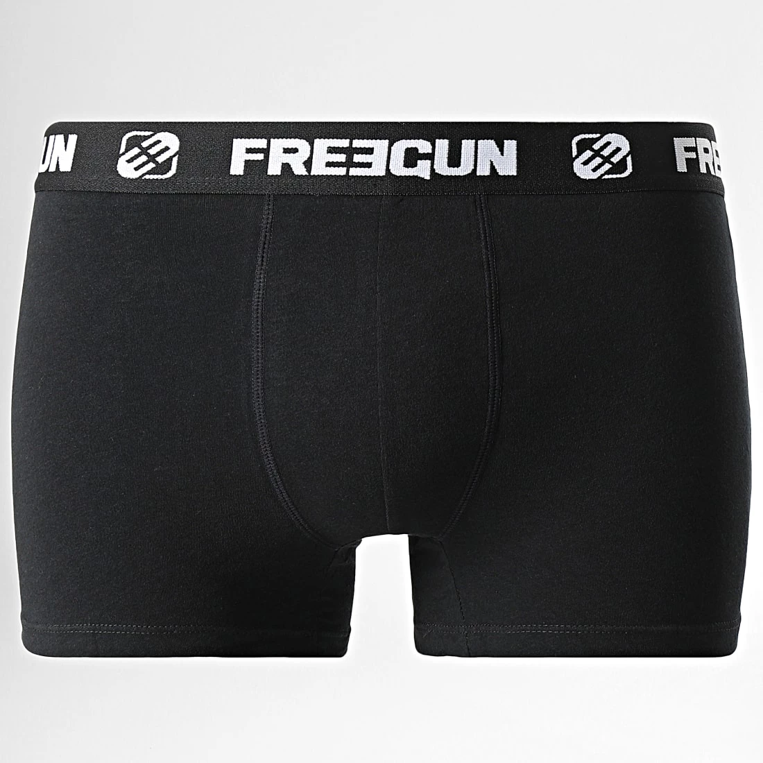Sortie 👍 Lot De 4 Boxers Ultra Stretch Noir Rouge Bleu Ciel de Freegun ✔️ – Image 4