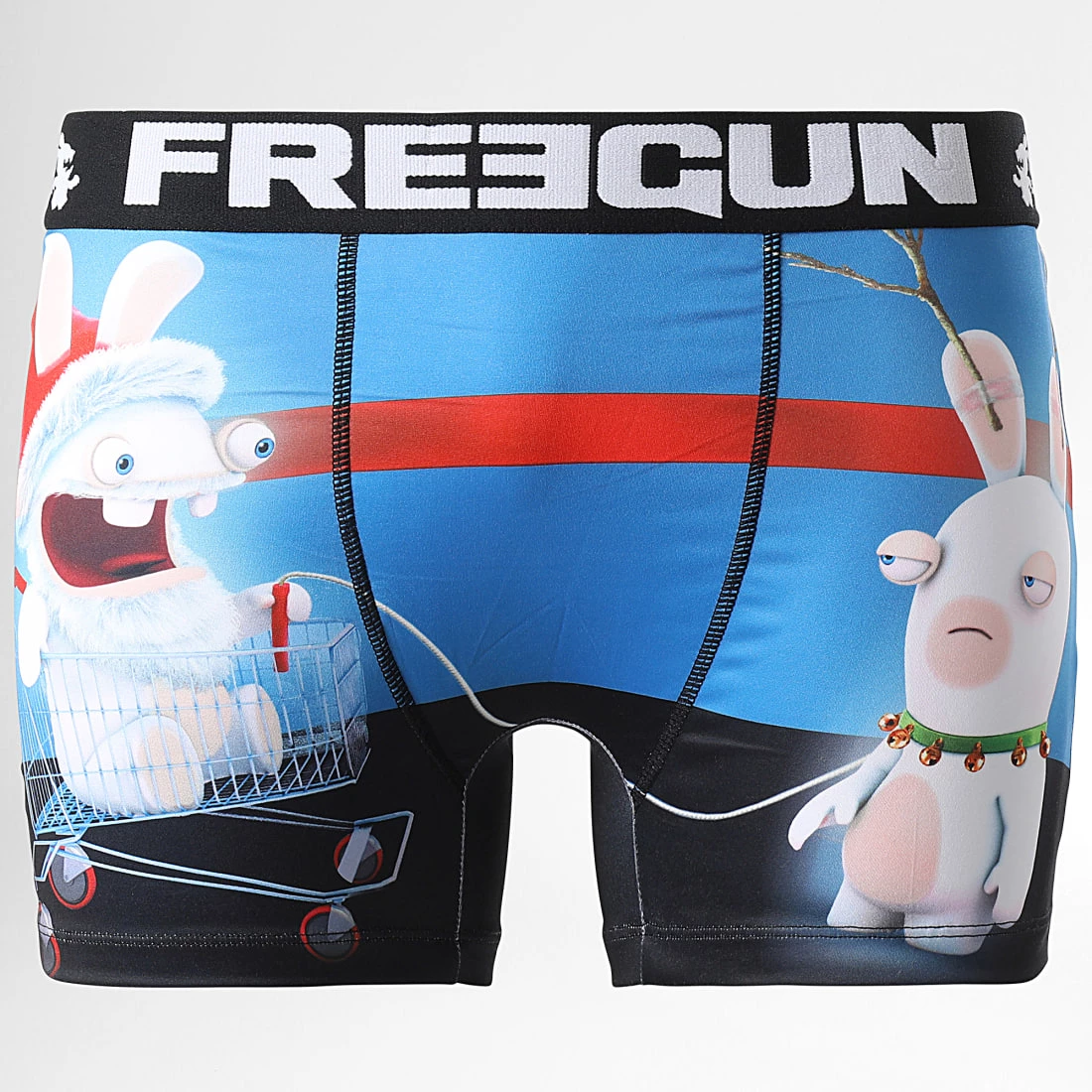 Sortie ❤️ Boxer Lapins Crétins Sleigh Bleu de Freegun 👏