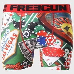 Sortie đ Boxer Vegas Vert Rouge de Freegun â€ïž