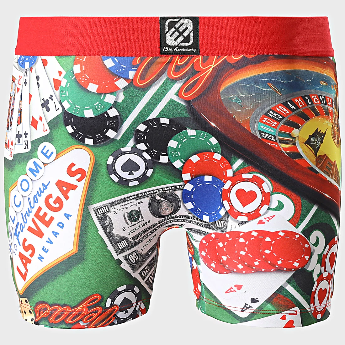 Sortie đ Boxer Vegas Vert Rouge de Freegun â€ïž â Image 2