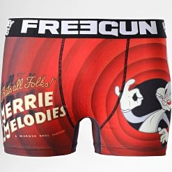 Sortie 🎁 Boxer Looney Tunes Rings Rouge de Freegun 😍