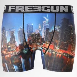 Les meilleures critiques de 🎁 Boxer NYC Bleu Marine de Freegun 👍