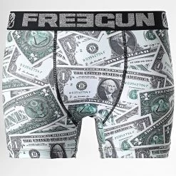 Remise 🌟 Boxer Dollars Vert de Freegun 🔔