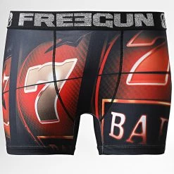 Coupon 🌟 Boxer Jackpot Noir Rouge de Freegun 👏