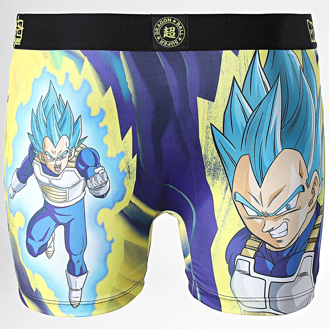 Sortie đ Boxer Dragon Ball Super Vegeta Bleu Jaune de Freegun â â Image 2