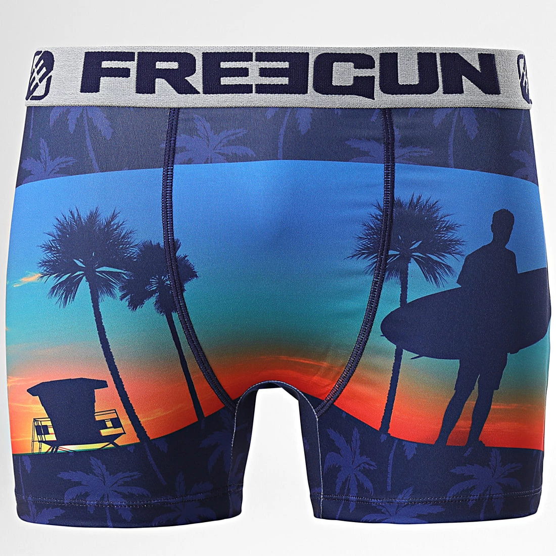 Remise đ Lot De 2 Boxers Print Sunset Noir de Freegun â â Image 3