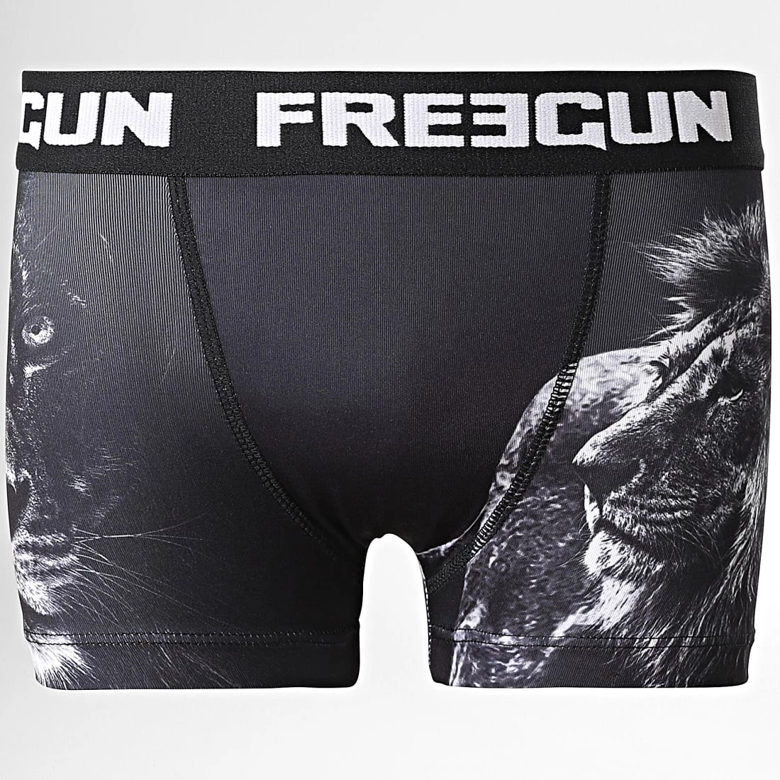 Remise 😀 Lot De 3 Boxers Enfant Print Noir Gris de Freegun 🤩 – Image 3