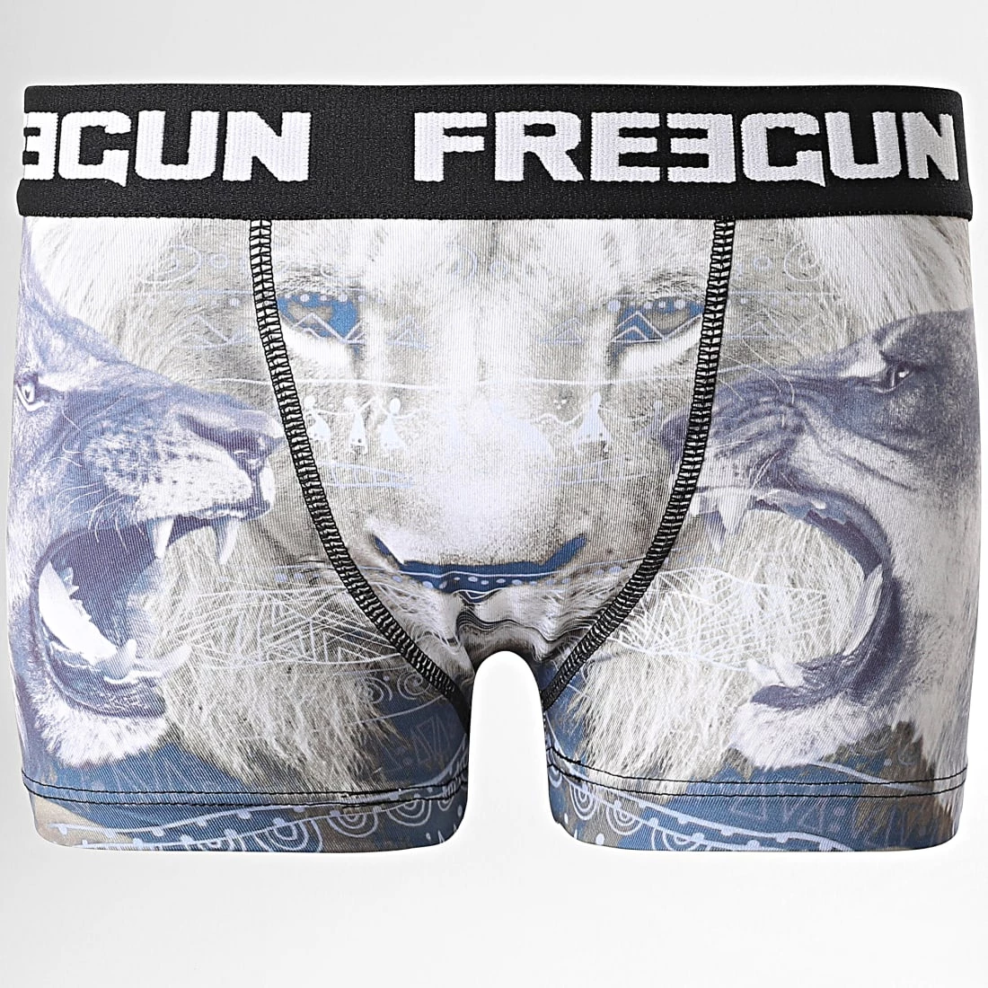 Remise 😀 Lot De 3 Boxers Enfant Print Noir Gris de Freegun 🤩 – Image 4