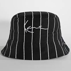 Meilleure vente 💯 Bob Signature Pinstripe Noir de Karl Kani 🎁