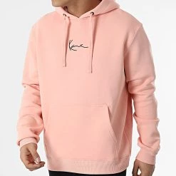 Budget 👏 Sweat Capuche Small Signature 6028961 Rose de Karl Kani 🎁