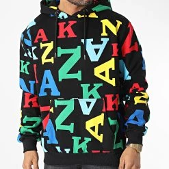 De gros 👏 Sweat Capuche 6028202 Noir de Karl Kani ✨