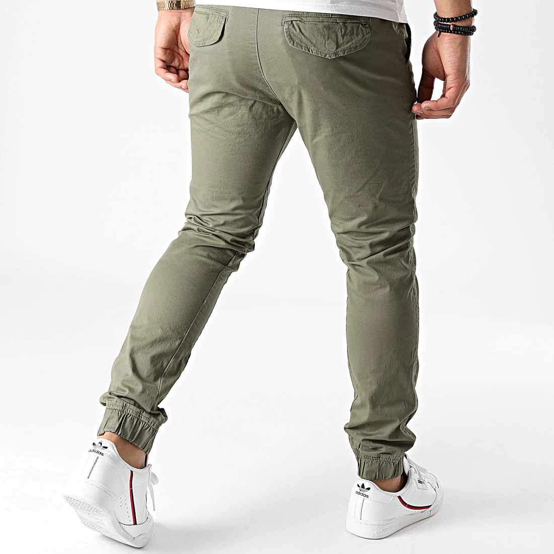 De gros đŻ Jogger Pant 21103814 Vert Kaki de Solid â â Image 2
