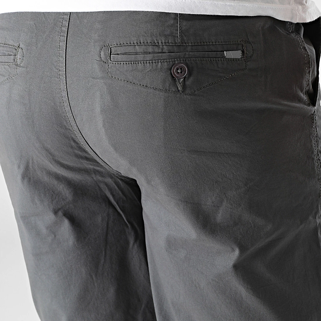 Tout neuf 🛒 Short Chino 21106443 Gris Anthracite de Solid 🧨 – Image 2