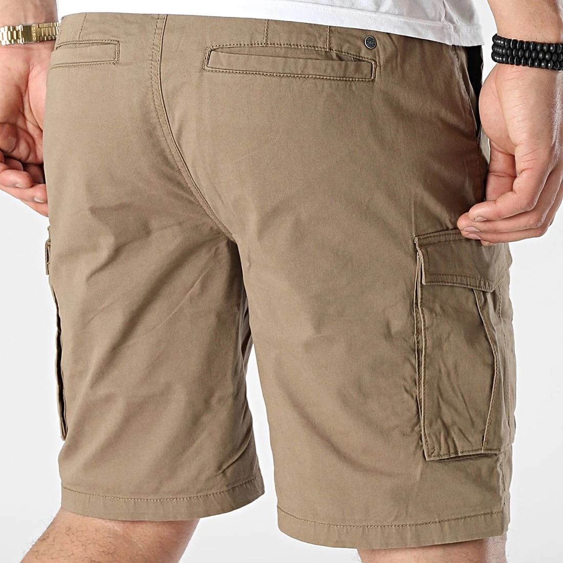 Tout neuf 🎁 Short Cargo 21106445 Marron de Solid 😉 – Image 4
