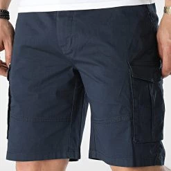 Le moins cher ⌛ Short Cargo 21106445 Noir de Solid 👍