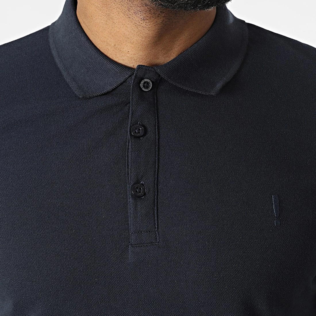 Meilleure vente 🤩 Polo A Manches Courtes Athen 21106488 Bleu Marine de Solid 🤩 – Image 2