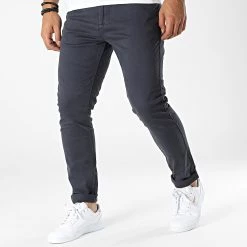 Les meilleures critiques de 🛒 Pantalon Chino Slim Jim 21104324 Bleu Marine de Solid ⭐