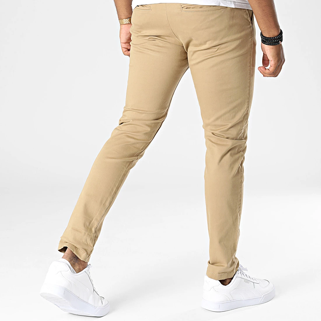 Meilleure affaire 👍 Pantalon Chino Slim Jim 21104324 Sable de Solid 👏 – Image 4