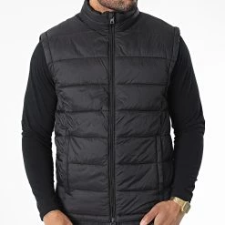 Meilleur prix 🧨 Doudoune Sans Manches Cole 21107083 Noir de Solid 🌟