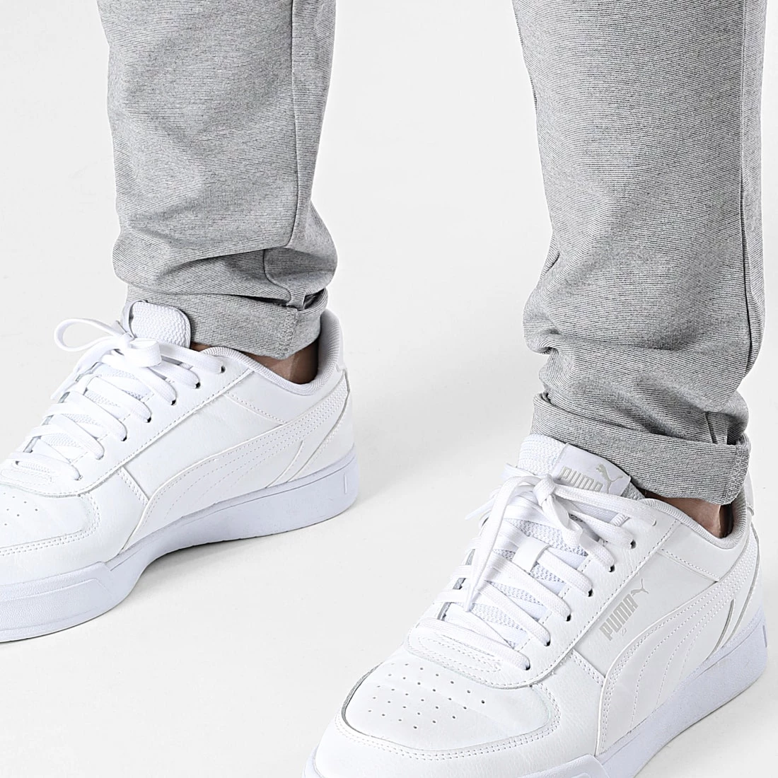 Remise 🧨 Pantalon Slim Dave Barro 21105110 Gris Chiné de Solid 😍 – Image 2