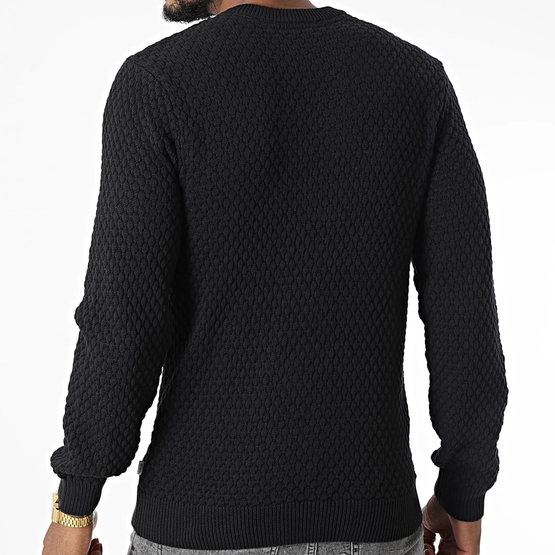 Remise đ Pull Clive 21107143 Noir de Solid đ„ â Image 4