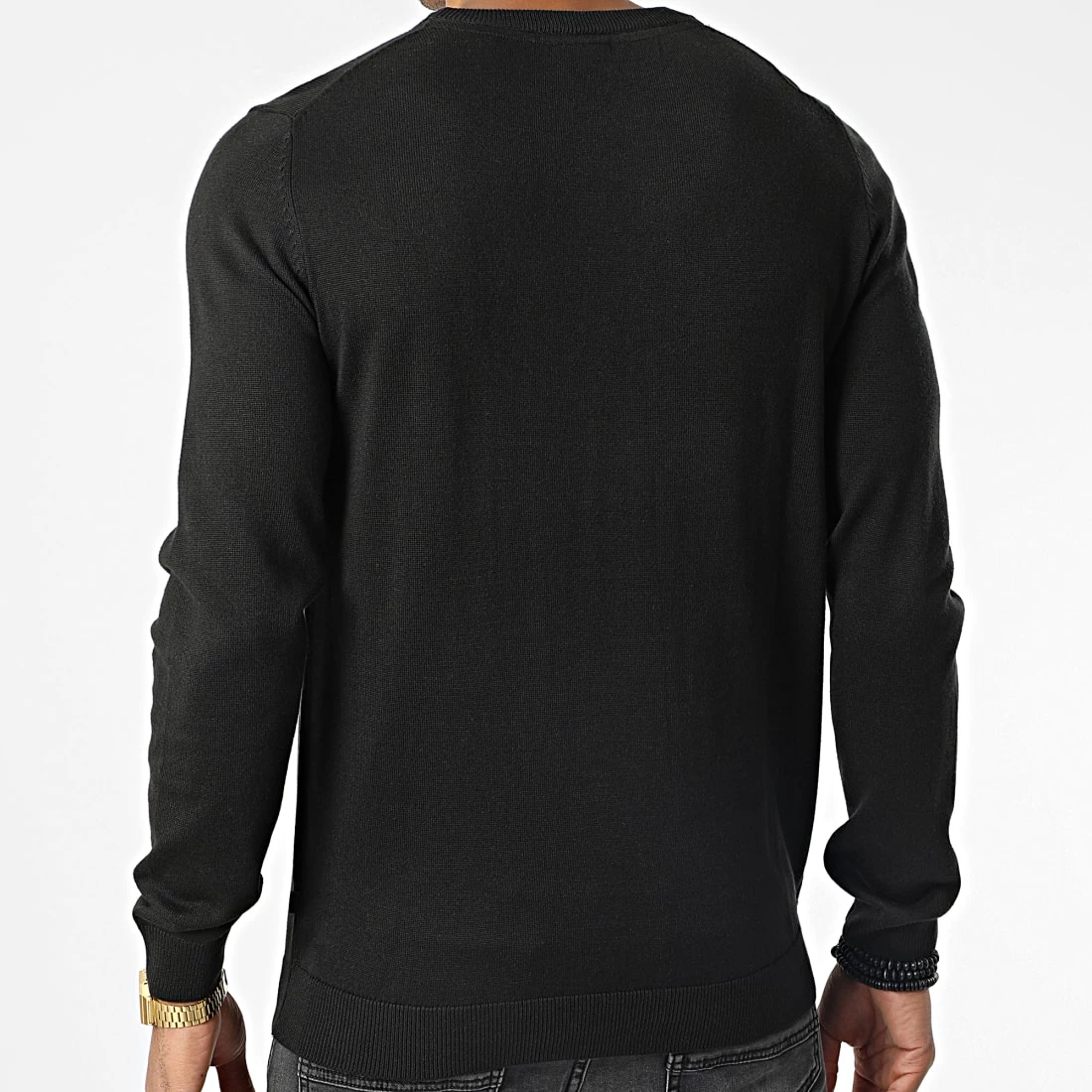 Nouveau đ Pull 21107425 Noir de Solid â€ïž â Image 4