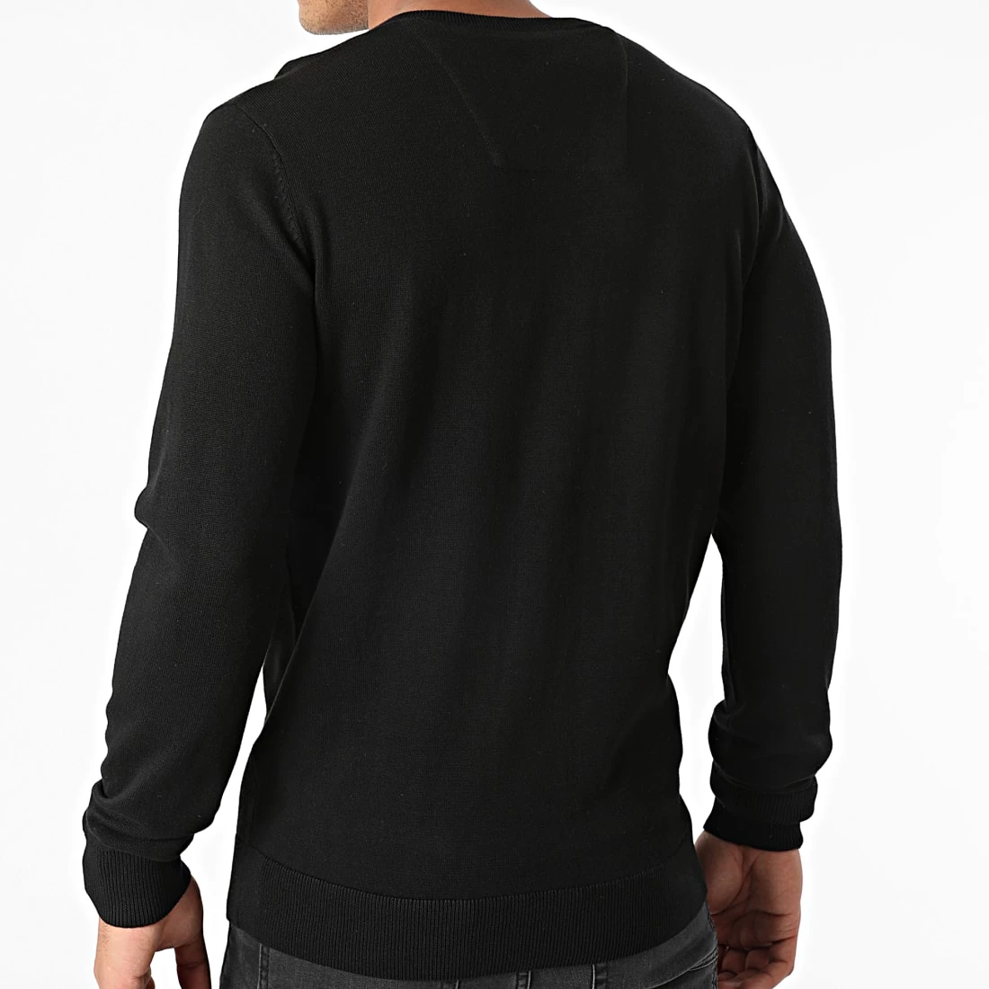 Grosses soldes đ Pull Col V 1012820-XX-10 Noir de Tom Tailor â â Image 4