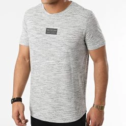 Budget 🎁 Tee 👕 Shirt Oversize 1028918 Gris Chiné de Tom Tailor 🔔