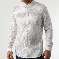 Offres 👍 Chemise Manches Longues 1028720-XX-12 Blanc de Tom Tailor 😉